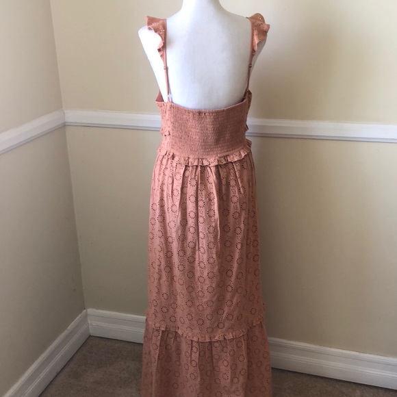 Roxy Eyelet Maxi Dress - Picture 2 of 8